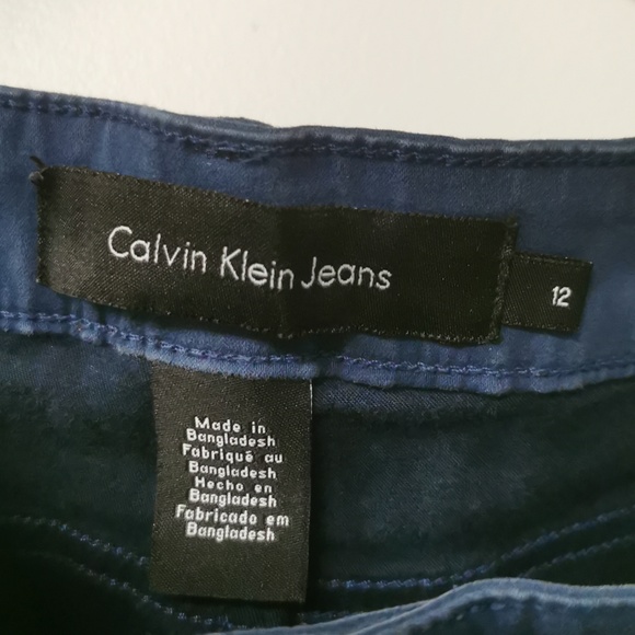 Calvin Klein dark blue pants, size 12 - Picture 2 of 3